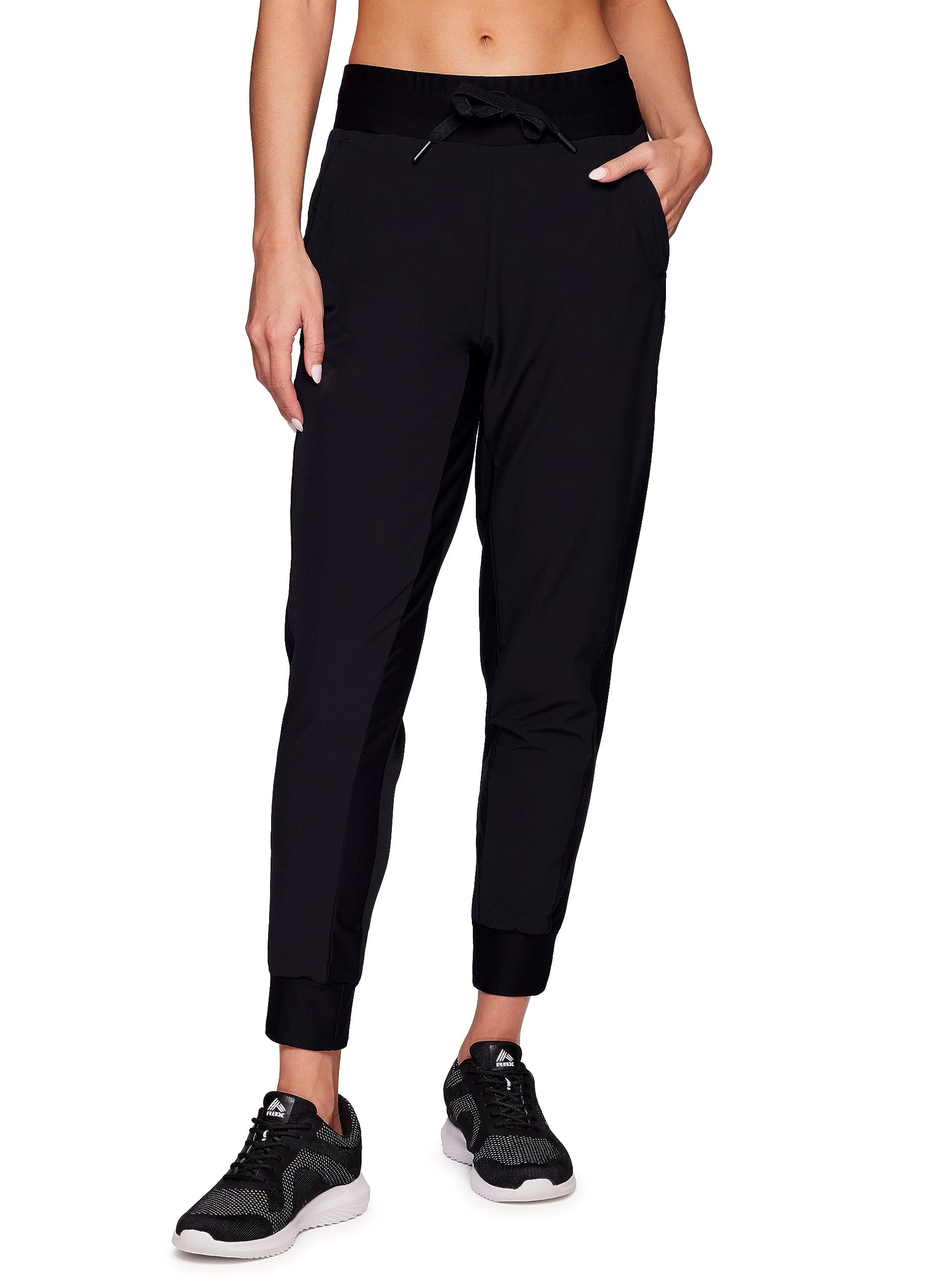 AvalancheWomen's Hybrid Jogger Pant, Lightweight Woven/Knit Joggers for Hiking, Outdoors, Quick Dry Woven Pants with Pockets