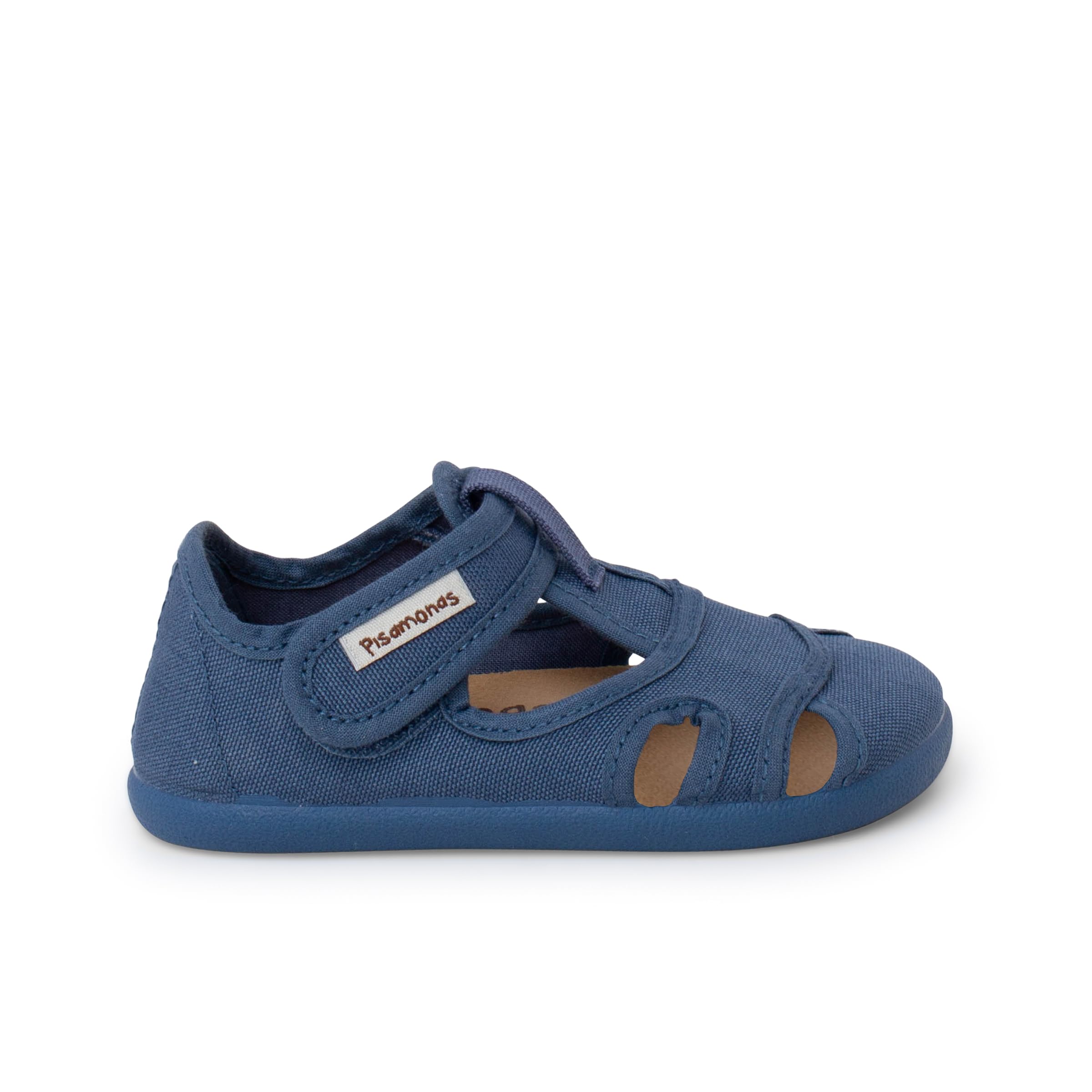 Pisamonas Sandalias Barefoot Niños Lona Cierre Ancho