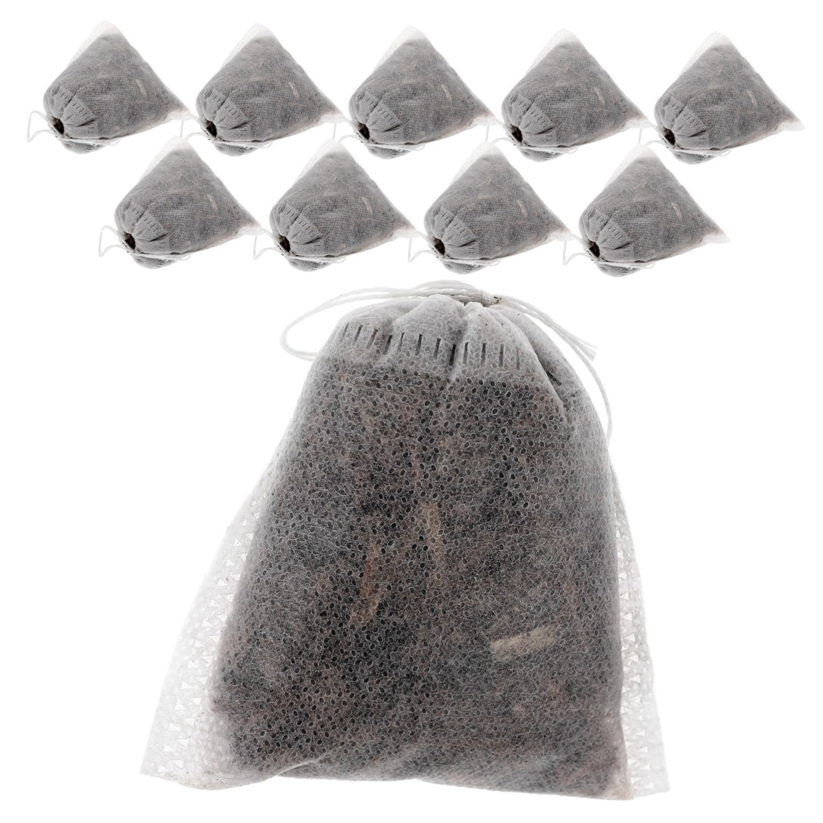 FRCOLOR 5 Ensembles Sachet D'Absinthe Sachets De Thé Parfumés avec Cordon De Serrage Sachet Parfumé Squelette D'Épices Sachets De en Sisal pour 10 pièces * 5