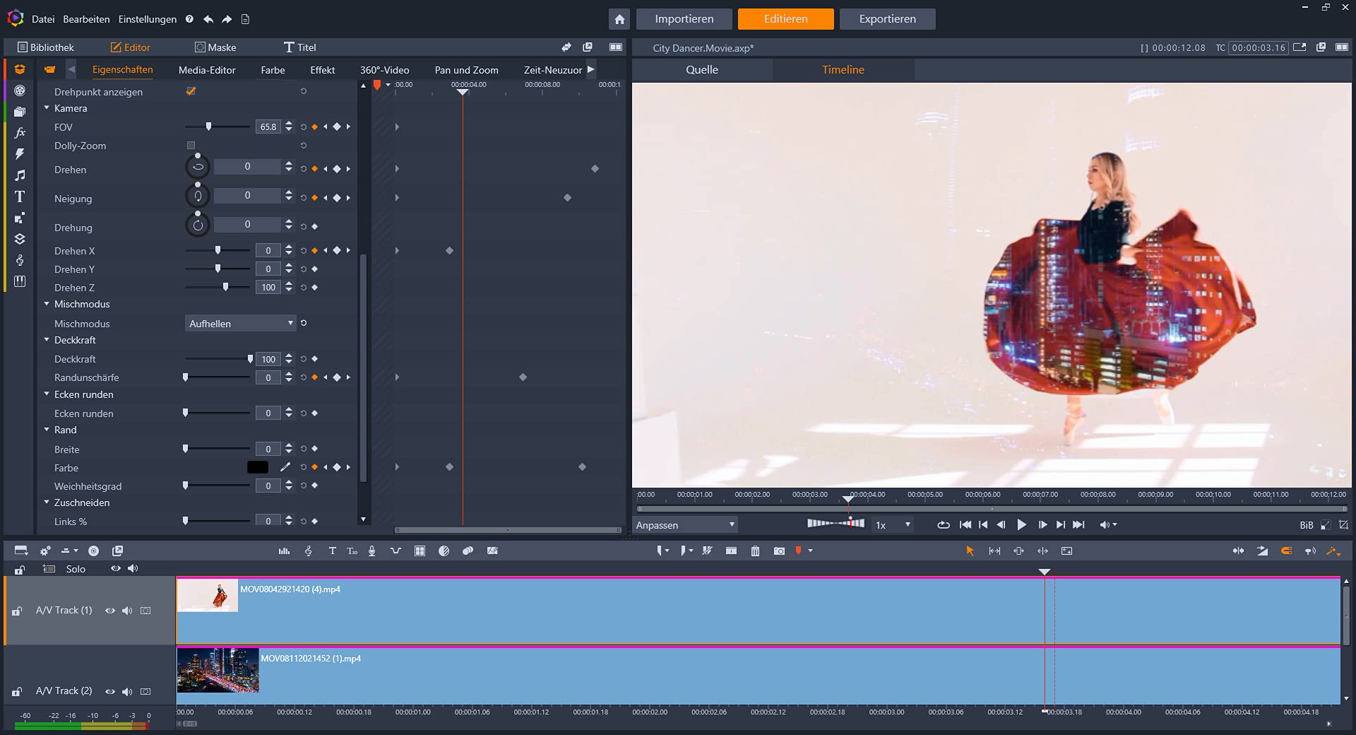 Pinnacle Studio 25 (2022) ULTIMATE / Windows 10 / DEUTSCH - BOX