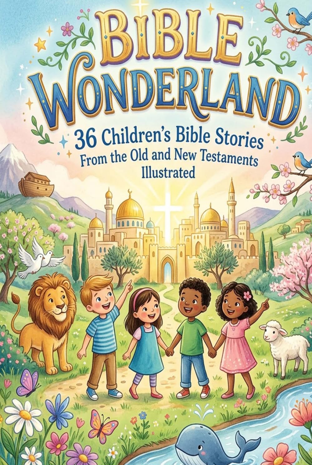 BIBLE WONDERLAND: Bible Stories for children. Illustrated: 36 Children’s Bible Stories From the Old and New Testaments