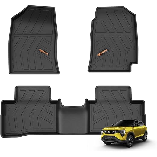 Amazon Basics 5D Car Floor Mats Black