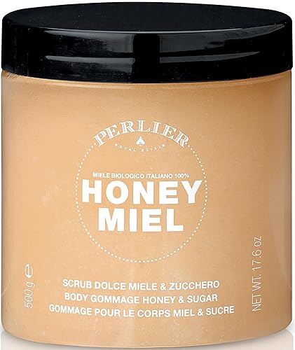 Miniatura 1 de Perlier Miel Exfoliante Miel Corpo Dolce Miele e Zucchero Gommage Corpo 17.64 oz, Hecho en Italia [Importación Italiana]