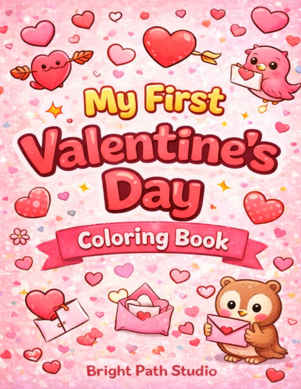My First Valentine’s Day Coloring Book: Simple Valentine Coloring Pages for Toddlers & Preschoolers Ages 2–5 (My First Series)