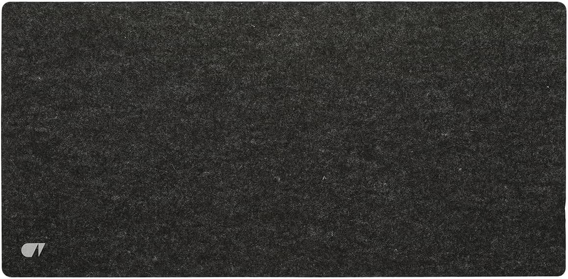 Oakywood Craft 100% Merino Wool Felt & Cork Desk mat – Sustainable, Handmade Wool Felt Desk pad with Cork Base for Comfort and Stability – 100% Merino Wool & Cork – Anthracite 62x30cm (24.41x11,8 in)