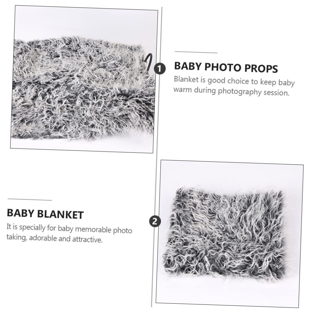 ifundom 3 Pezzi Oggetti Di Scena Per La Fotografia Del Bambino Coperta Taggy Per Neonati Coperta Per Foto Del Bambino Oggetti Di Scena Per Foto Del Coperte Per Neonati