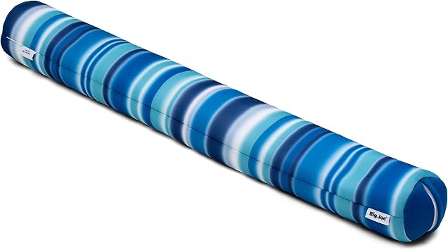 Big Joe Noodle No Inflation Needed Pool Float, Blurred Blue Double Sided Mesh, Quick Draining Fabric, Jumbo 4 feet