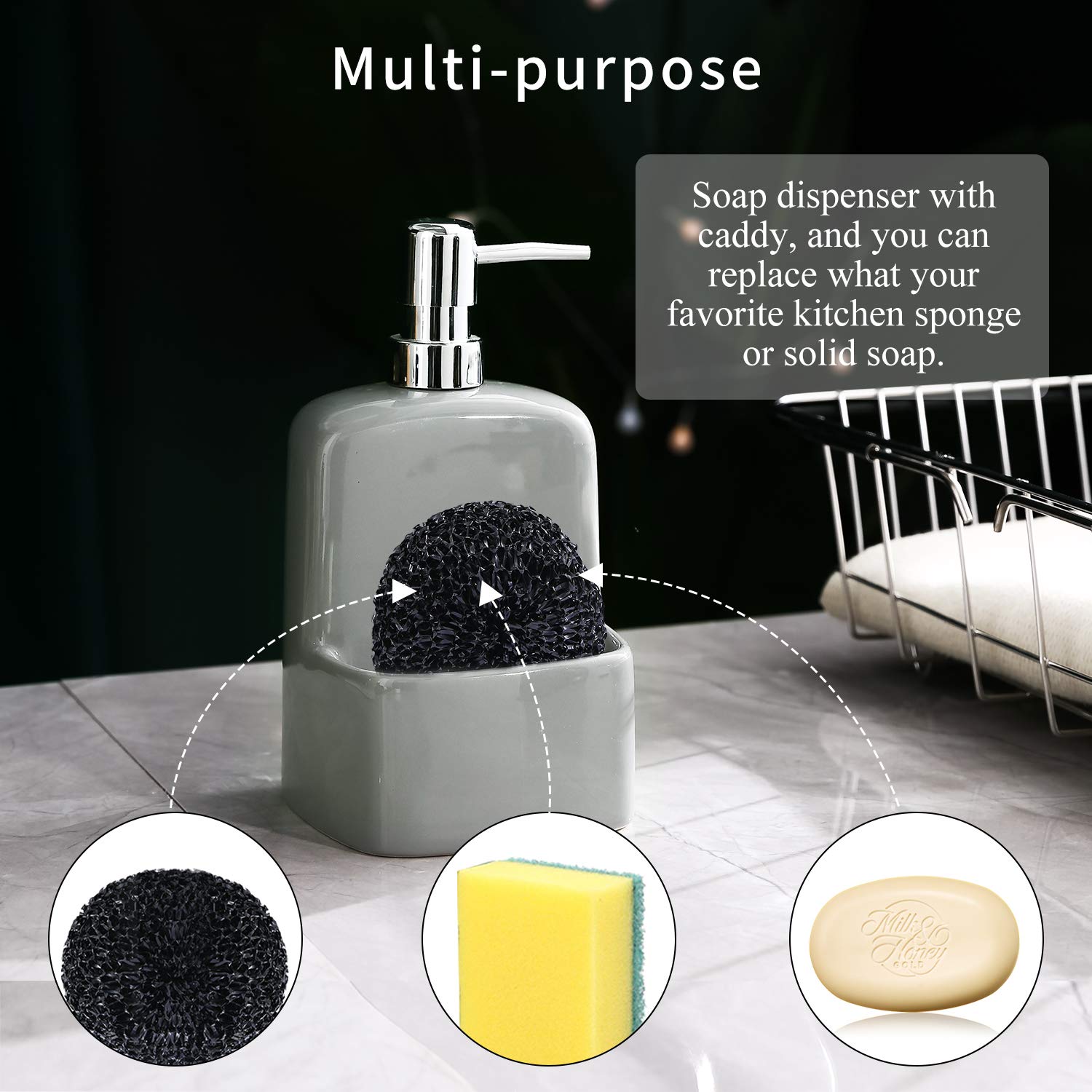 BosilunLife Dish Soap Dispenser - Image 3
