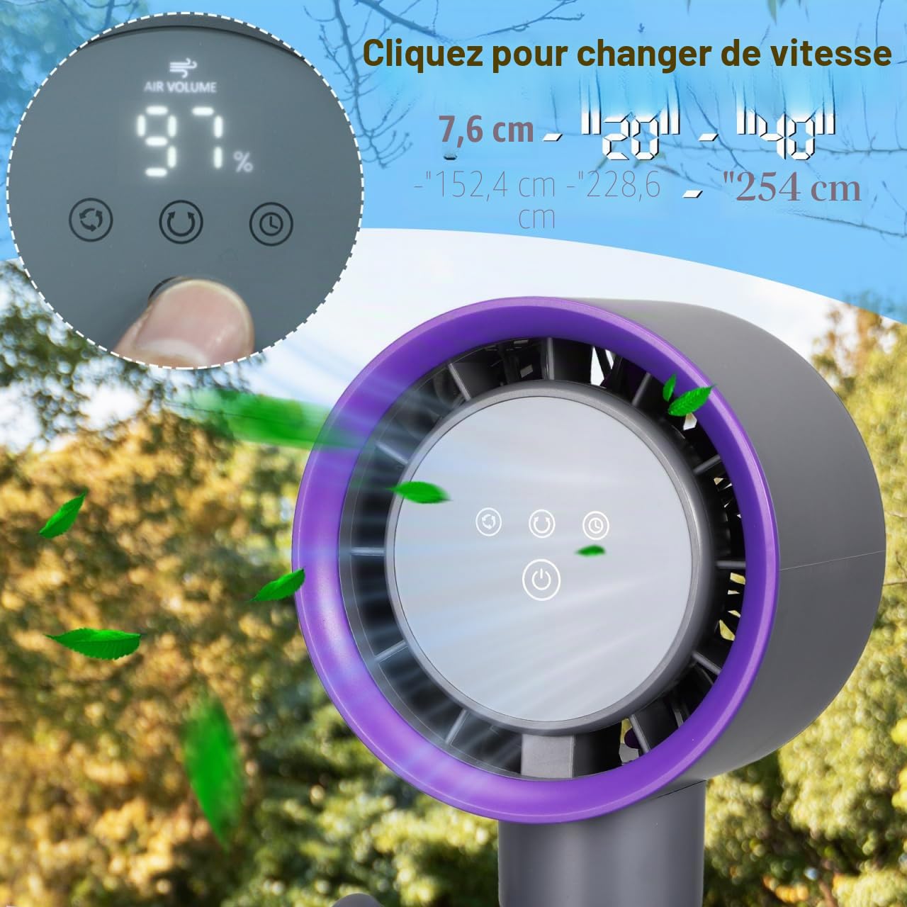 STOBAZA Ventilateur portable pour poussette : ventilateur à clipser à 360 degrés avec trépied flexible – Silencieux et rechargeable pour berceau, bureau, tapis de course, vélo et voyage