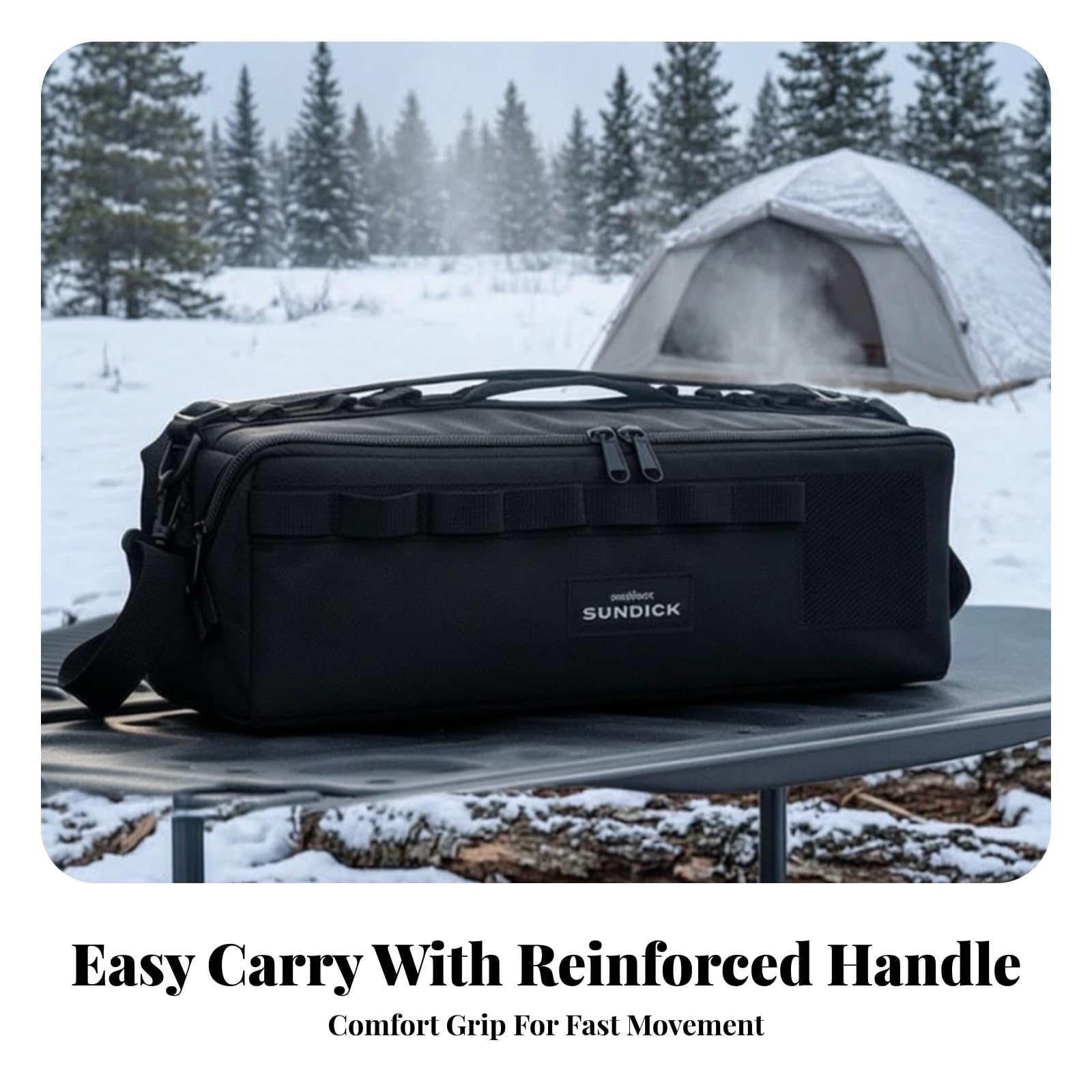 Sac à Outils avec Bandoulière Structuré, color to 2 | Sac à Outils avec Bandoulière Réglable, Portable, pour Camping, Bricoleurs, Campeurs
