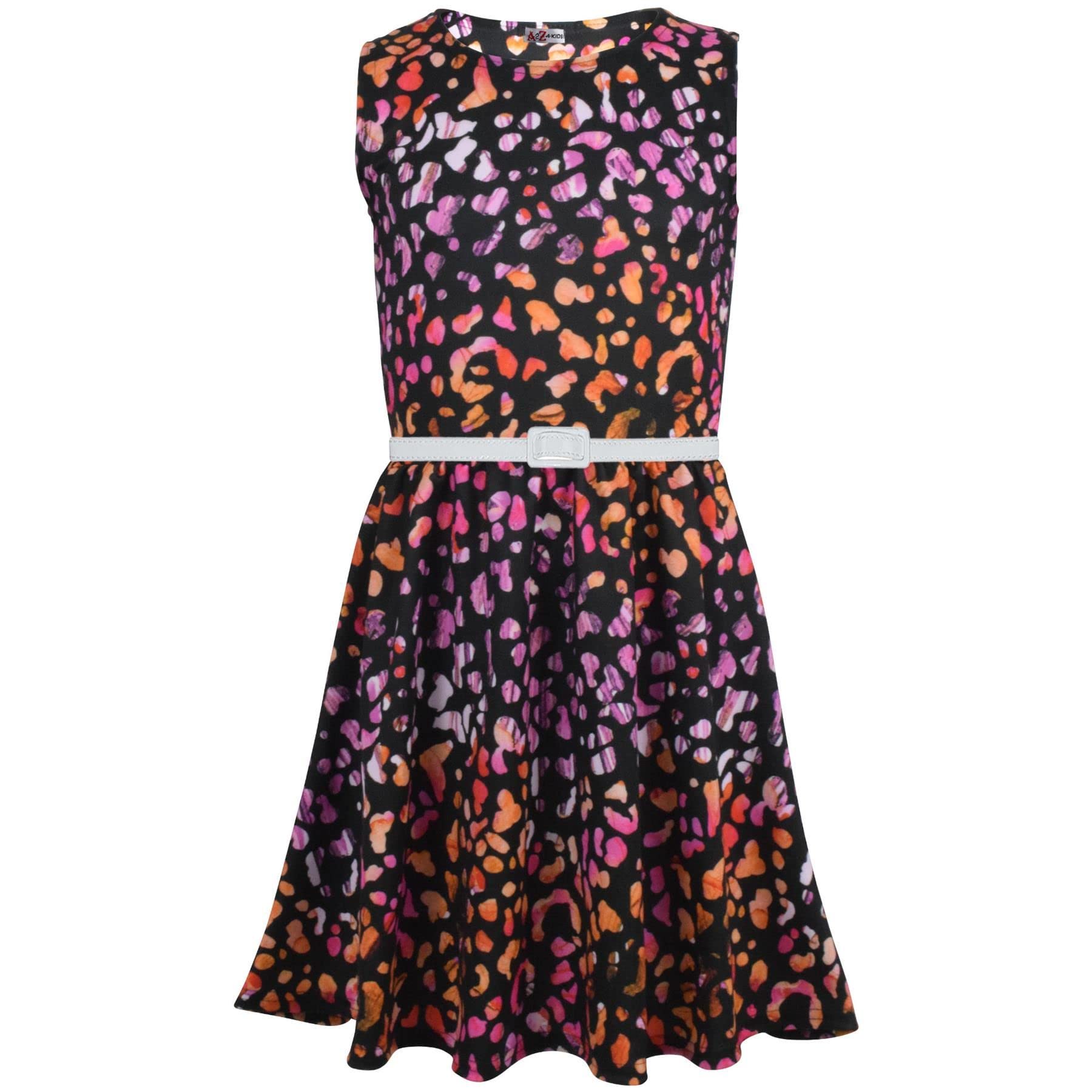 A2z 4 Kids Girls Pink A2z Kids Skater Dress Sleeveless Dance Party - Skater Dress 697 ._11-12