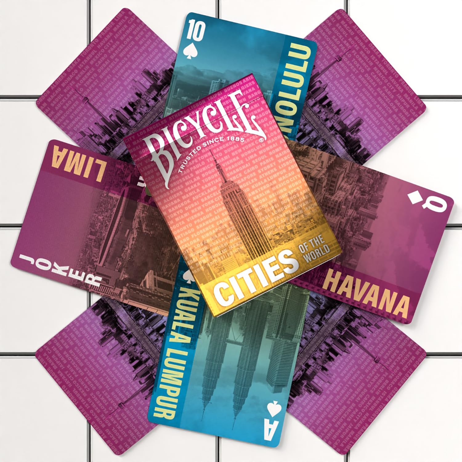 Bicycle Cities of the World (Designer Spielkarten, Poker, Skat...)