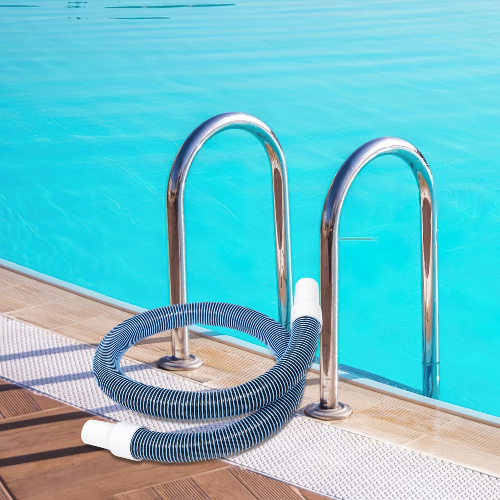 Happyyami Mangueras Para Piscina Elevada Drenaje De Piscina Manguera De Drenaje Flexible Compatible y Filtros