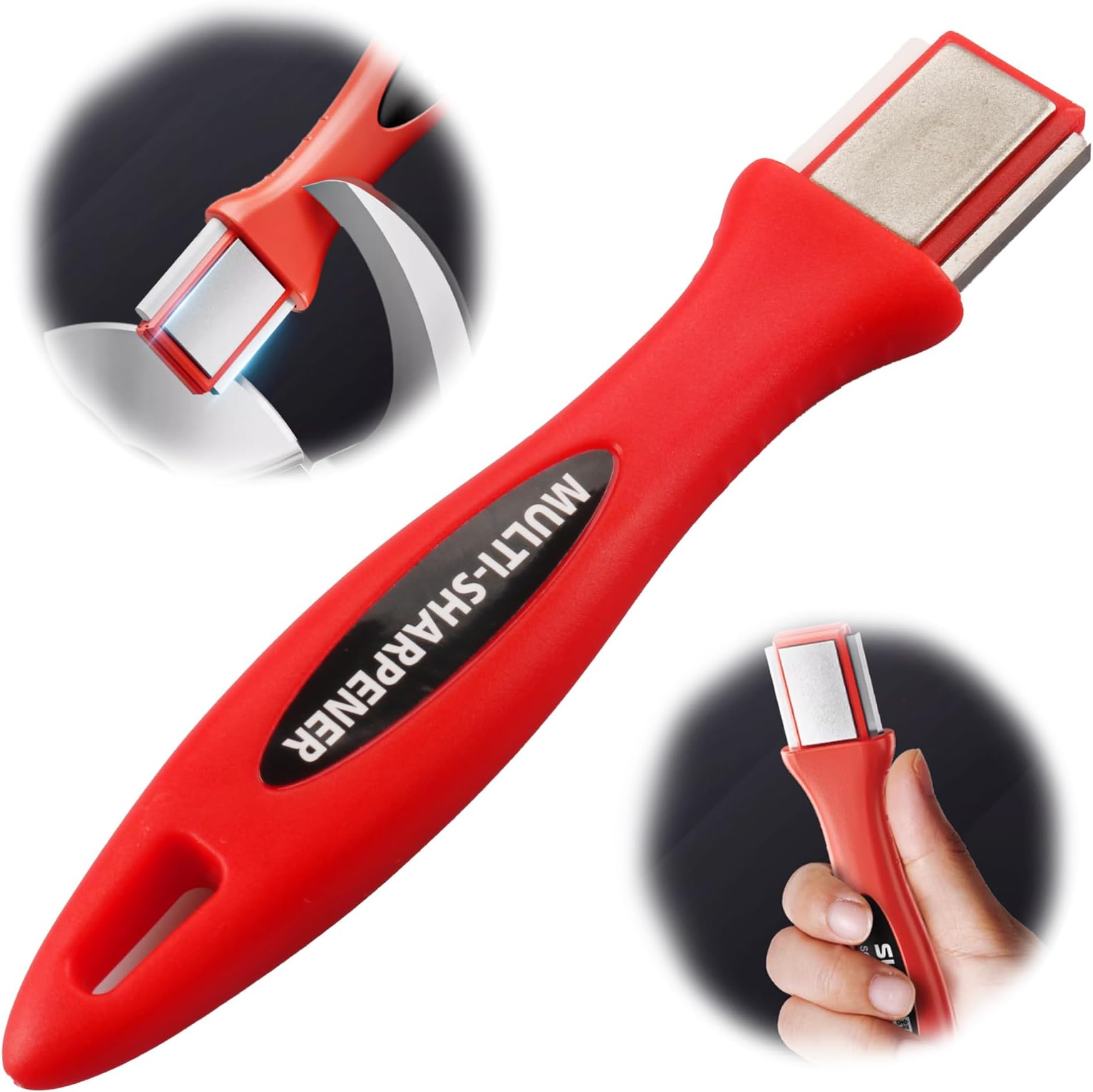 Garden Tool Sharpener,Tool Maintenance， suitable for all kinds of scissors, knives, axes and other sharpening