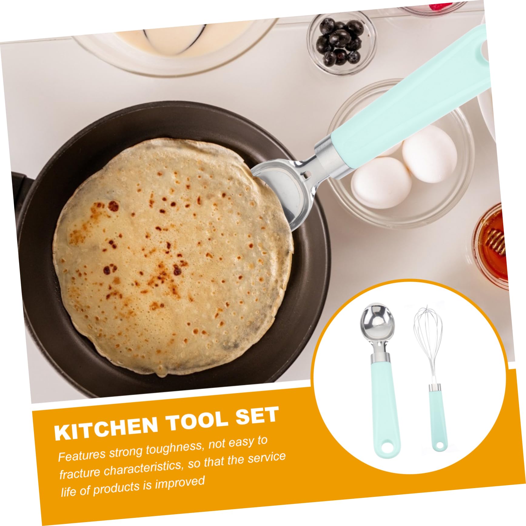 ULTECHNOVO 1ensemble s Ustensiles De Cuisine Plastique Avec Poignée Outils De Pâtisserie Cuisine Pour Usage Quotidien
