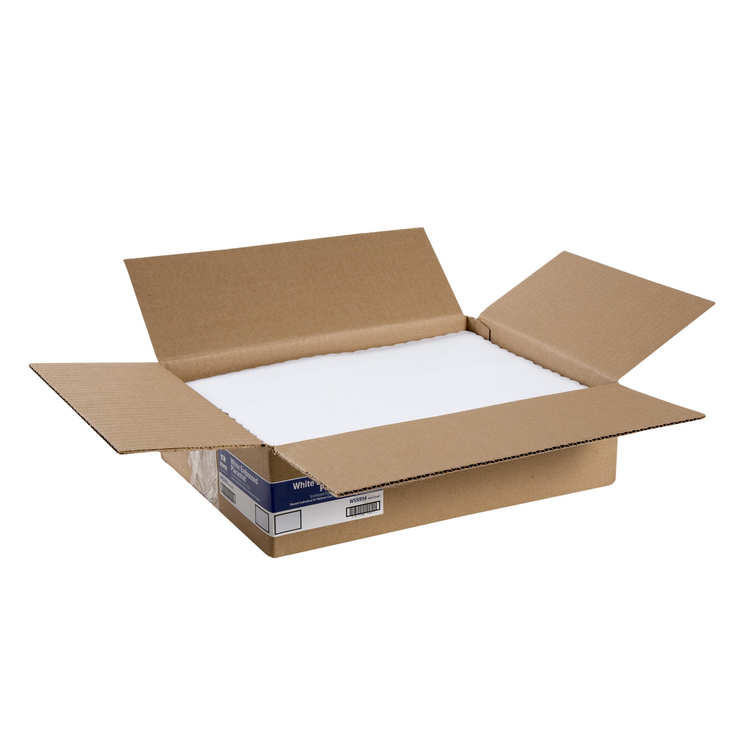 Royal Tovaglietta Usa e Getta Bianco Brillante con Merletti, 24 cm x 34 cm Pacco da 1000