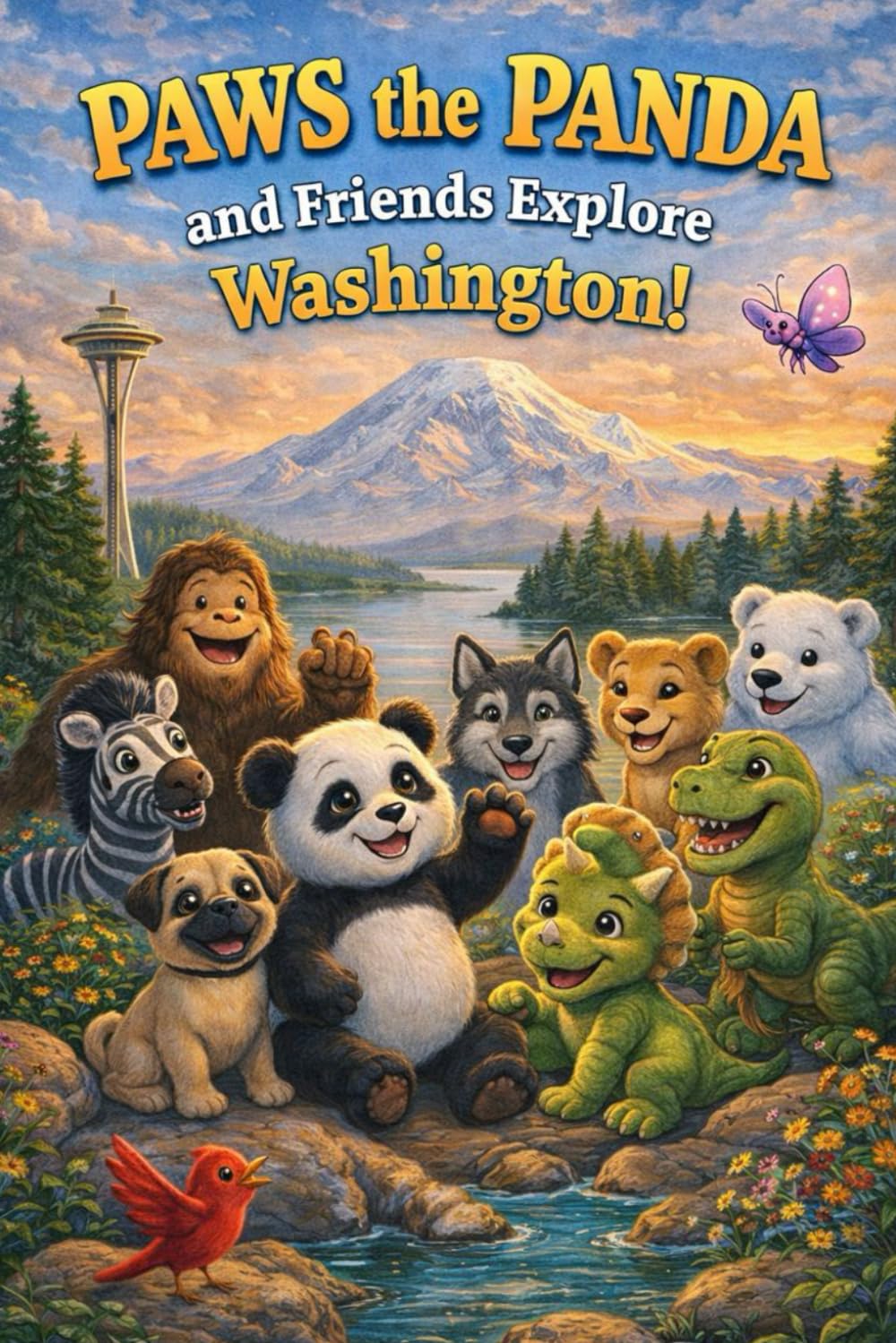 Paws the Panda and Friends: Explore Washington: 48