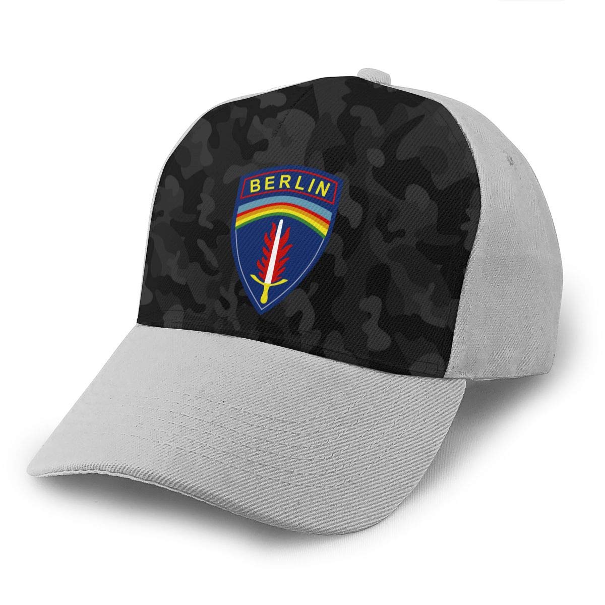 YOUNAOQQ US Army Berlin Brigade Patch Unisex Baseball Cap Adjustable Hats Dad Hat Cap Sports Hat