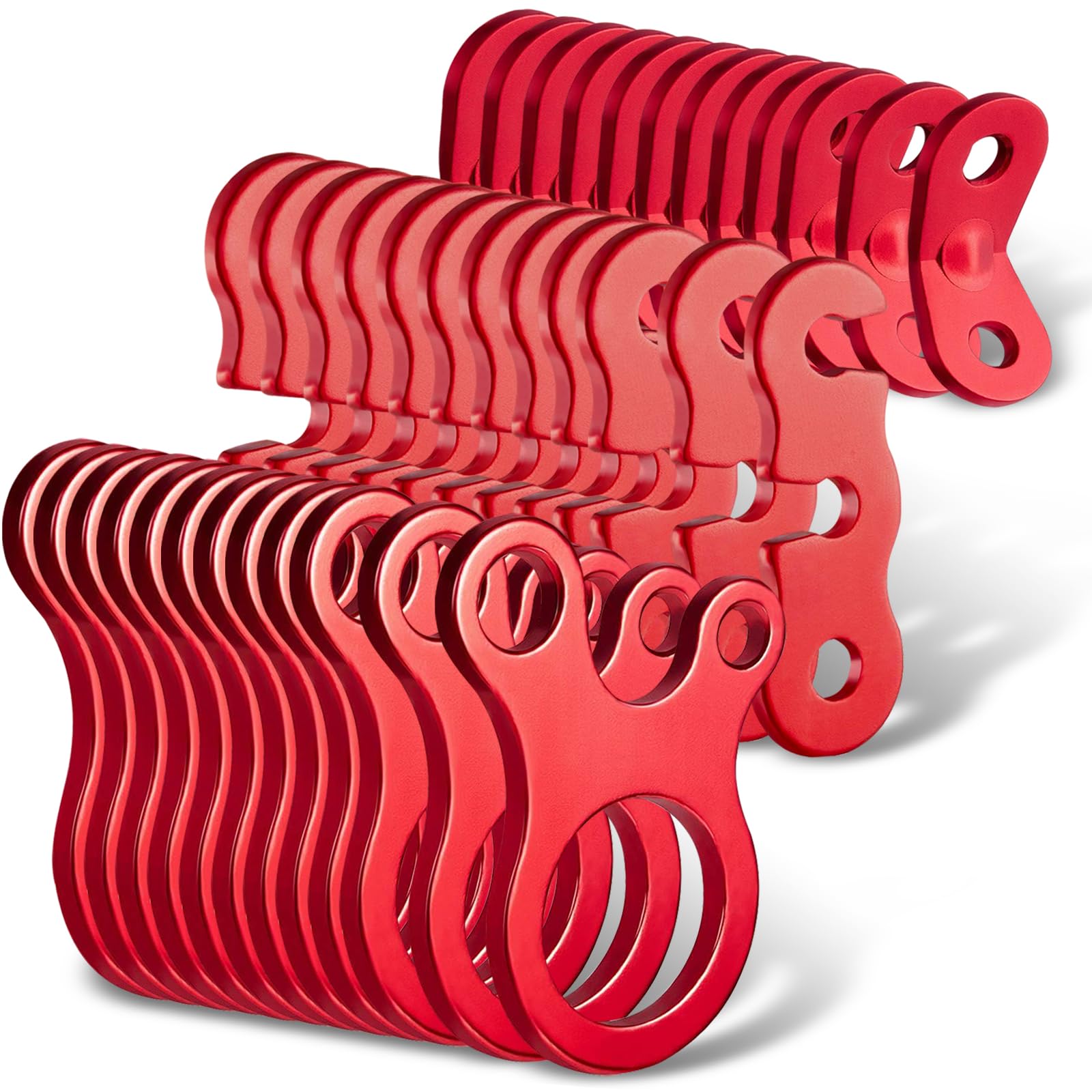 Amazon.com: YERGOFE Tent Stakes Tent Rope Tensioner - 36PCS - 3