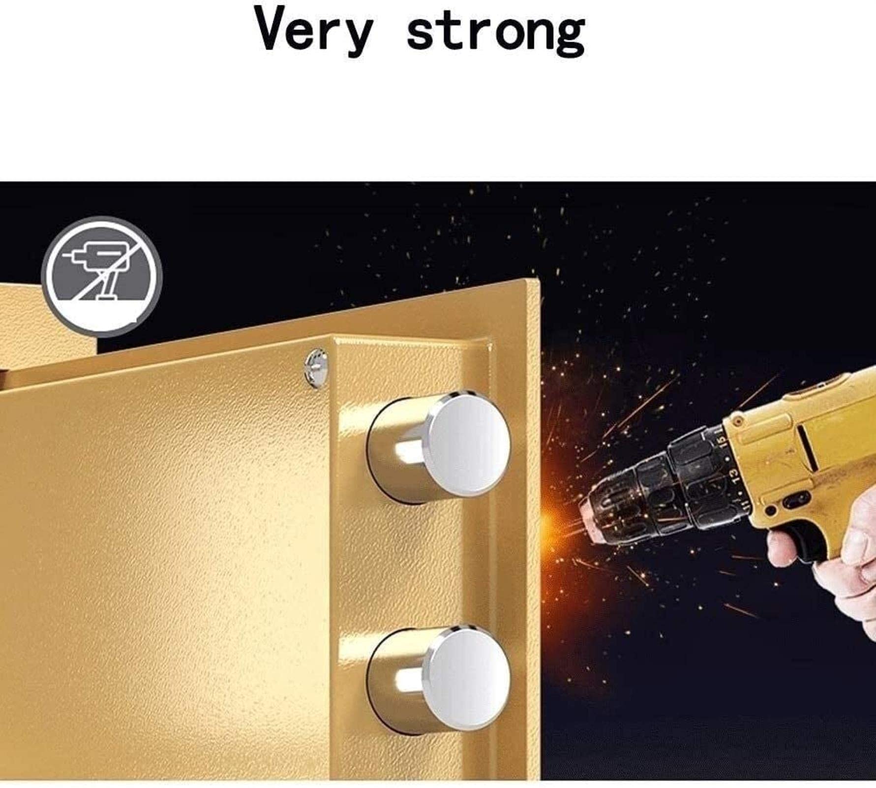 RLKHXBS Mechanical Password Storage with Key Invisible Password Safe Office All-Steel Anti-Theft Safe smart Home Safe