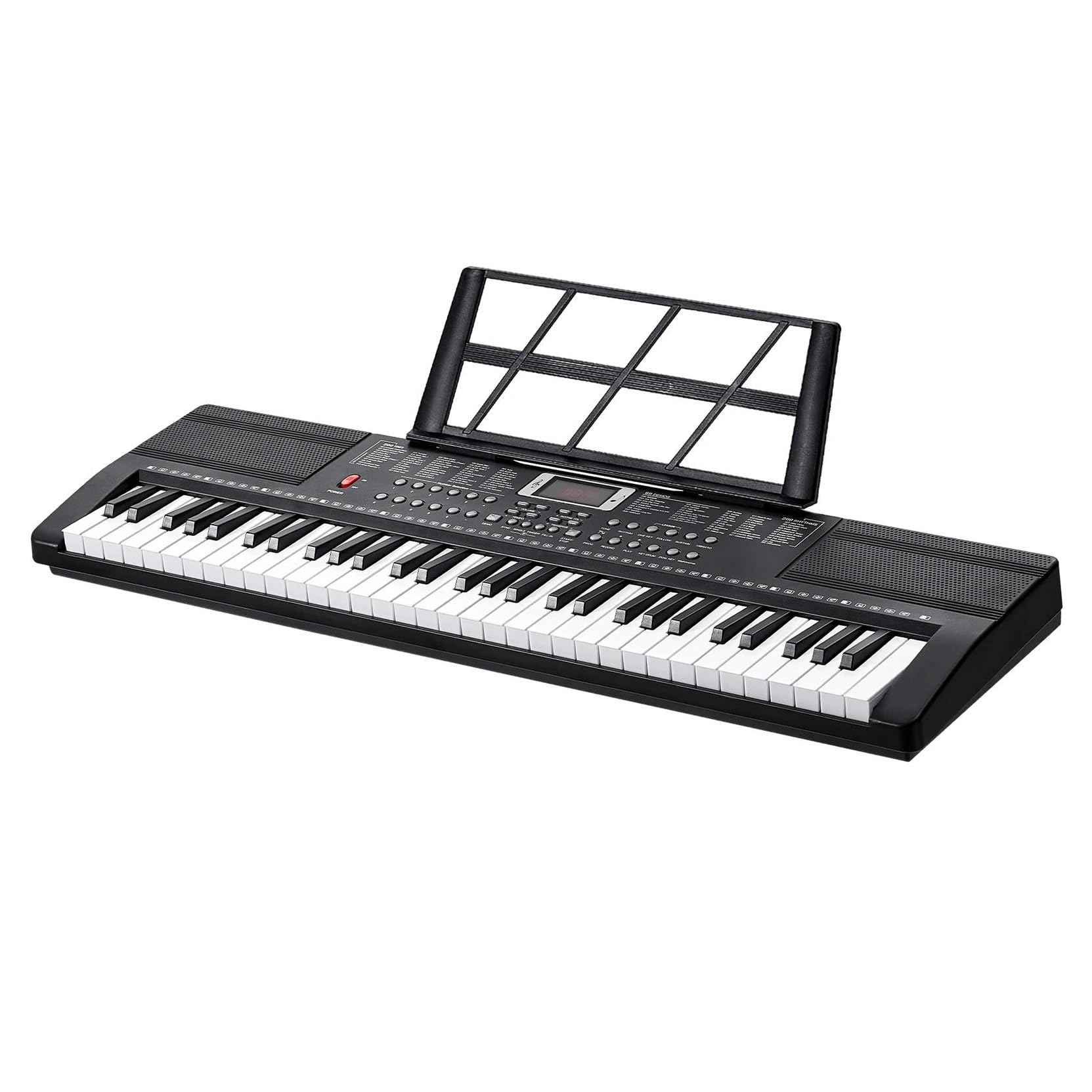 Elektroniczny Instrument Fortepianowy 61 Klawiszowa Klawiatura Cyfrowa Przenośne Pianino Elektryczne 200 Tonów Dla Początkujących I Dorosłych