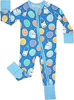 Little Sleepies Bamboo Viscose Baby Pajamas for Boys & Girls - Soft Preemie Newborn Sleepers with 2-Way Zipper, Hypoallergenic PJs