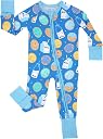 Little Sleepies Pajamas for Baby Boys & Girls, Viscose from Bamboo Baby Pajamas, Sleepers, 2-Way Zipper PJs