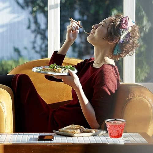 Miniatura 4 de Paquete de 50 vasos de plástico con borde de oro rosa, 9 onzas de alta calidad, desechables de oro rosa, copas de vino de plástico duro transparente