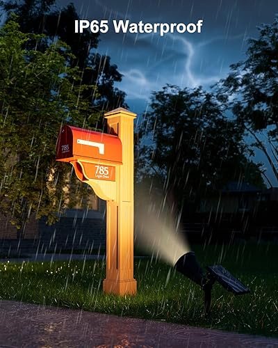 Miniatura 8 de Paquete de 2 focos solares impermeables para exteriores, para colgar en Navidad, árbol, coronas, muñeco de nieve, alce, panel ajustable, luces de