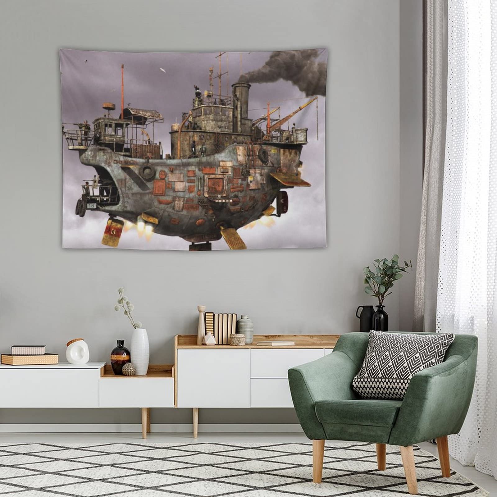 ラピュタ 布ポスター Amazon.co.jp: 天空の城ラピュタ アートパ タペストリー 多機能 壁掛け