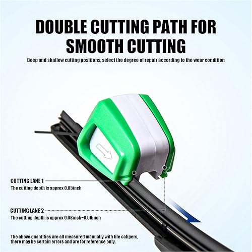 Miniatura 3 de 1 reparación de limpiaparabrisas automotriz, herramienta de limpieza ergonómica de ABS, accesorios de reparación multifunción universales,