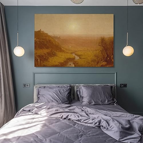 Miniatura 8 de Tivoli by Sanford Robinson Gifford Art Poster Artworks Canvas Poster Room Aesthetic Wall Art Prints Home Modern Decor Gifts Framed-unframed