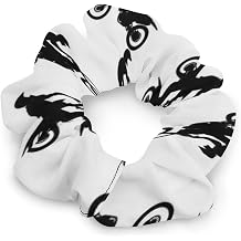 Womens Hair Scrunchies Extreme Sports Motorcycle Dirt Bike Motocross Rider Hair Bands for Thick & Thin Hair, No Damage Ponytail Holders Dreadlock Accessories