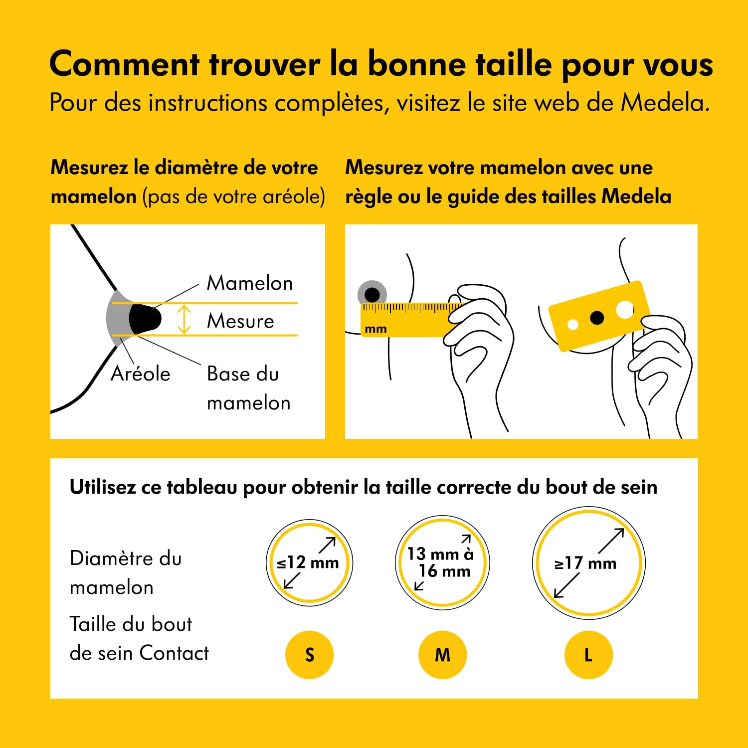 Medela Bouts de sein en silicone Contact Medela, design ultra-fin et souple, fabriqués sans BPA, 1 paquet de 2 bouts de sein (20 mm) et étui