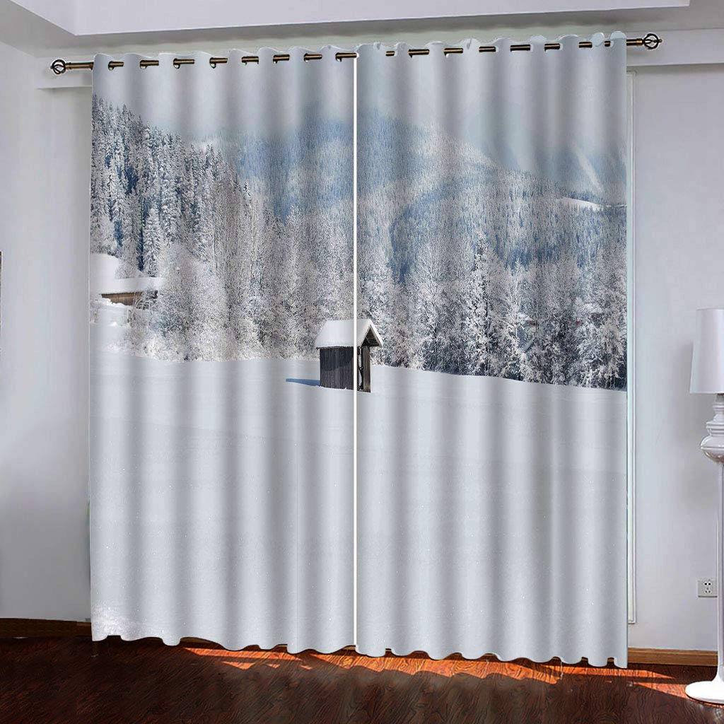 Tenture opaque à oeillets avec isolation thermique lumière anti-UV pour maison