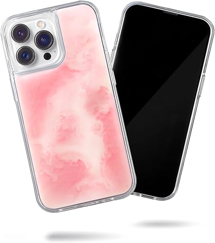 Miniatura 8 de SteepLab Flowing Neon Sand - Funda líquida para iPhone 14 Pro Max (2022, 6.7 pulgadas), protección de cuerpo completo con bisel elevado (océano y