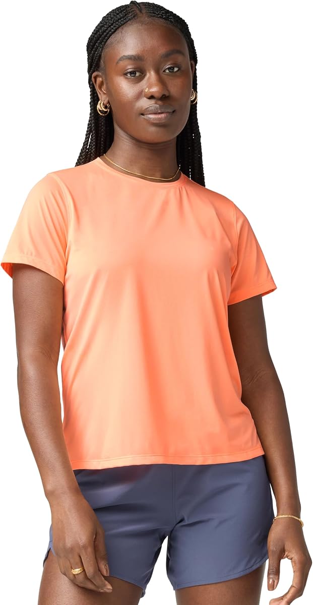 Brooks Dash Camisa de Manga Corta para Mujer, Camiseta Ligera para Correr