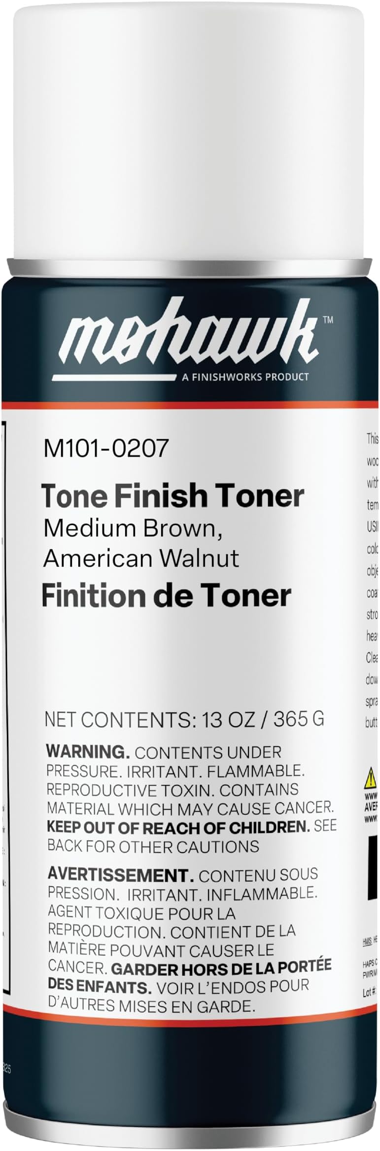 M101-0207 Pigment Toner, 13 oz, Medium Brown American Walnut