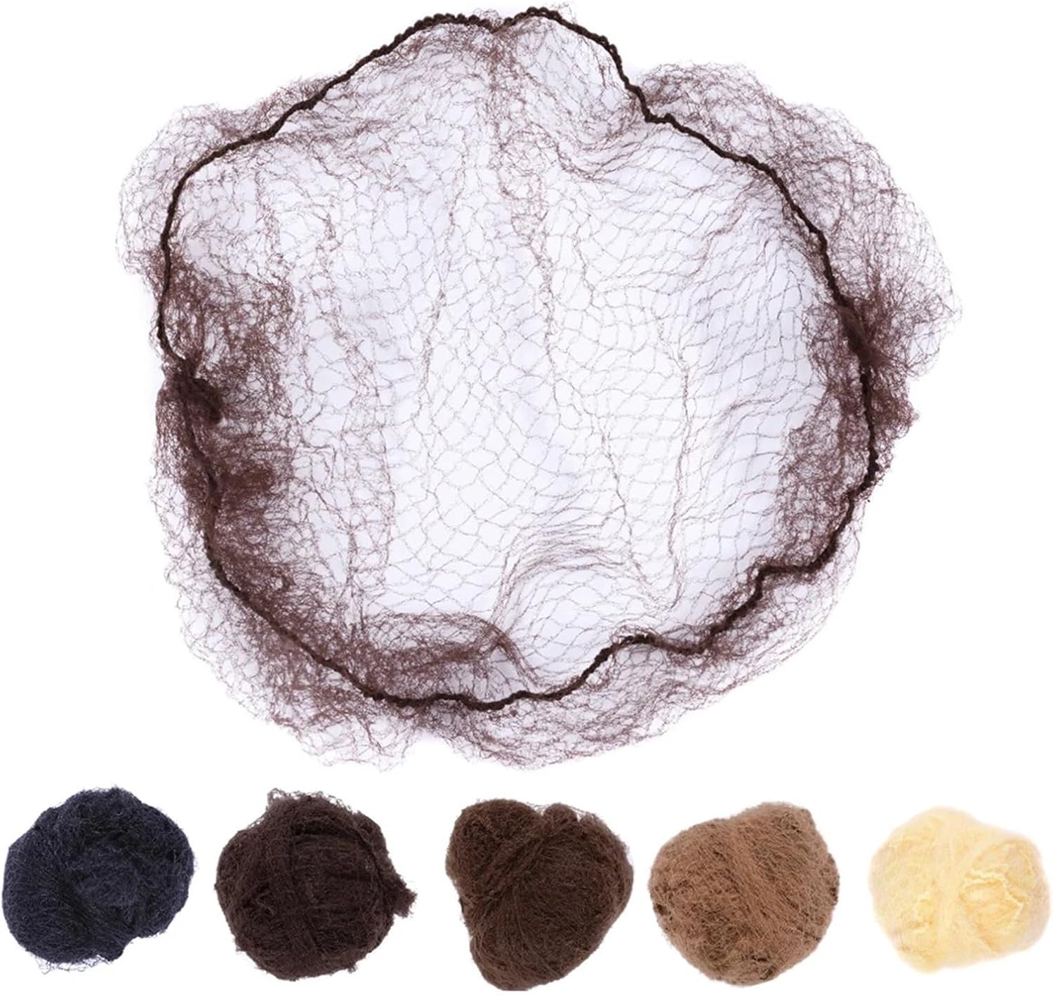 Hair Net 500Pcs 5MM Nylon Hair Nets for Women Invisible Disposable 20Inch Hair tool for Ballet Bun Girls and Women Men