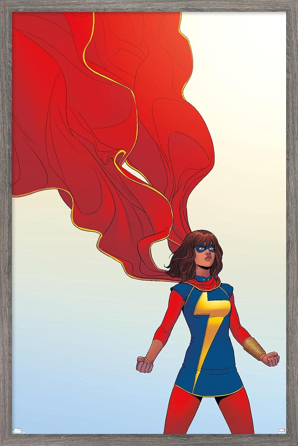 Trends International Marvel Comics Ms. Marvel - Ms. Marvel #3 Wall Poster, 34L x 22.4W, Premium Unframed Version