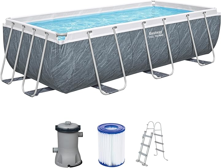 Piscina Bestway Rettangolare Mod. 56721 4,04 m x 2,01 m x 1,00 m FUORI TERRA