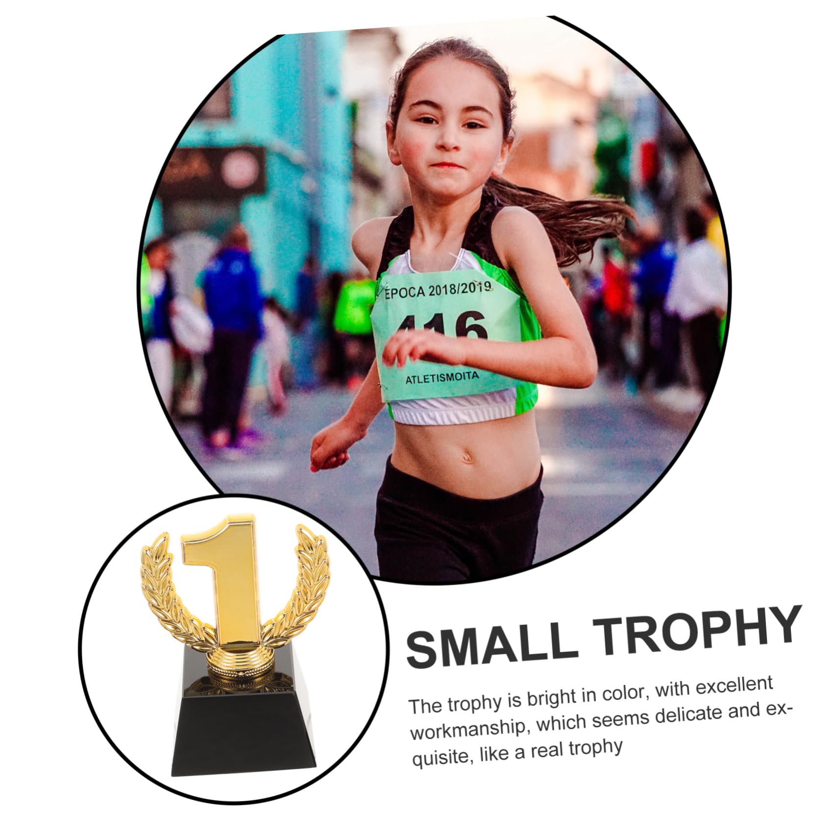 Yardwe Preistrophäe Mini-silberpokal Mit Trophäe Pinata Pint Anzeige Große Trophäe Kleine Trophäe Trophäen Trophäe Sprengen Neuheit Trophäe Aufblasbare Trophäe Plastik
