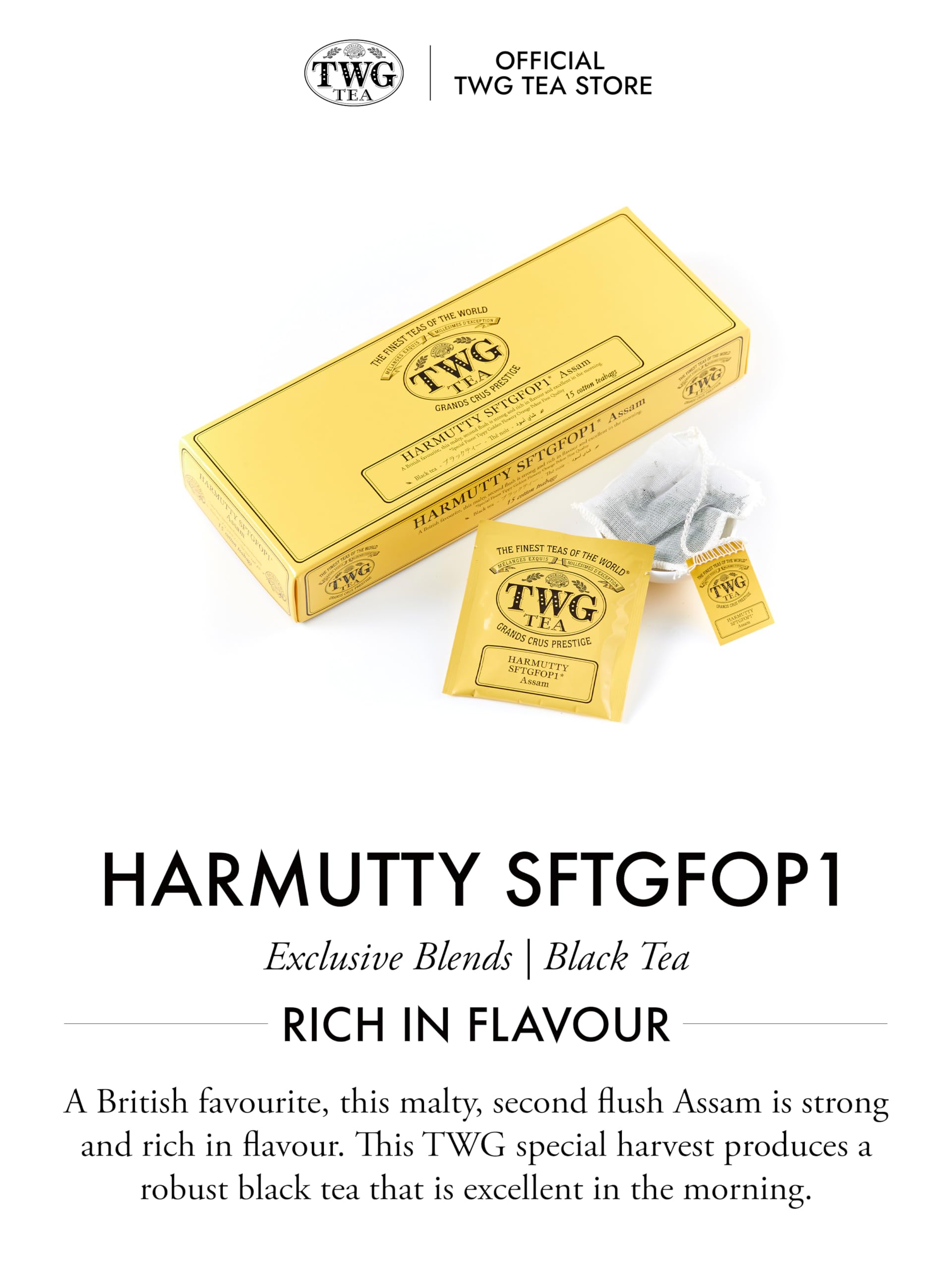 ★【未開封】TWG アッサムティ 2箱セット ( ハルムッティSFTGFOP1) Amazon.com : TWG Tea | Harmutty SFTGFOP1 | Black Tea