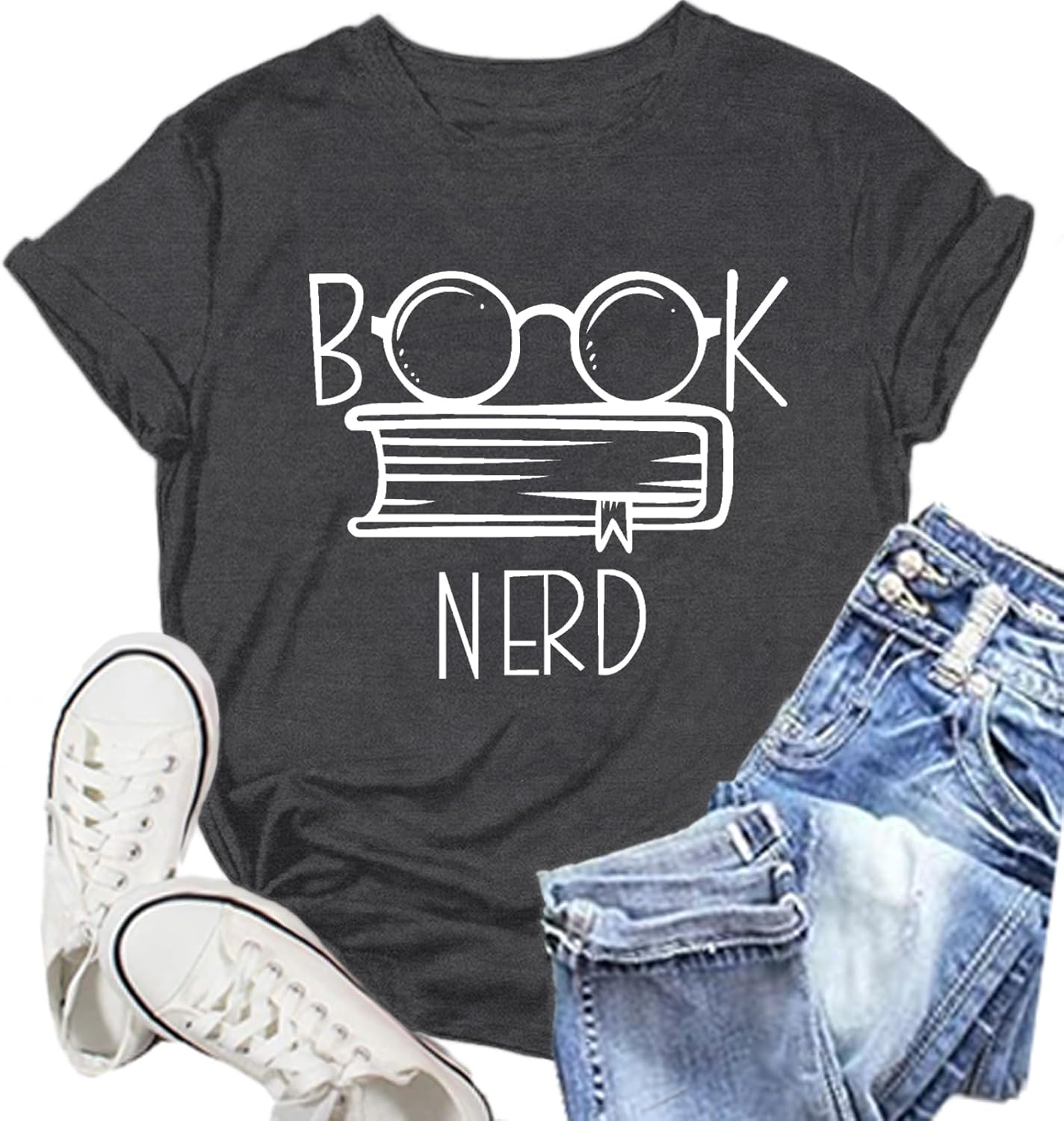 Book Shirts for Women Read More Books T-Shirt Reading Tee Teacher Tops