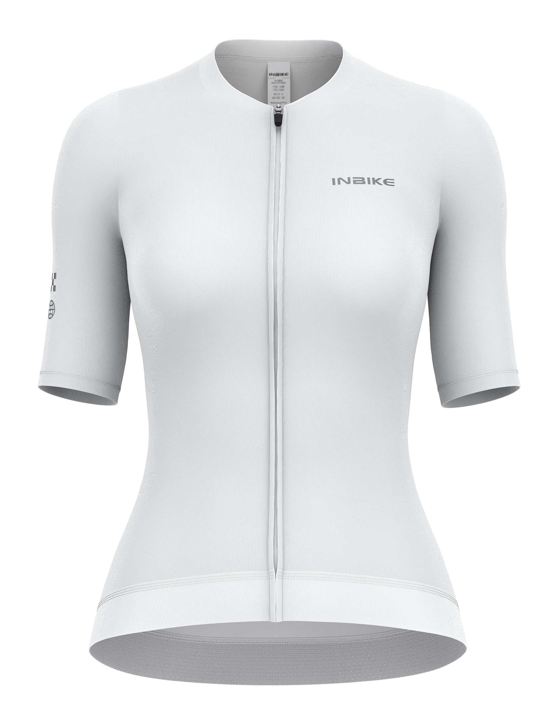 INBIKE Radtrikot Fahrradtrikot Damen Sommer Kurzarm mit 3 Taschen Atmungsaktiv Schnelltrocknend Fahrradsport Frauen WF879