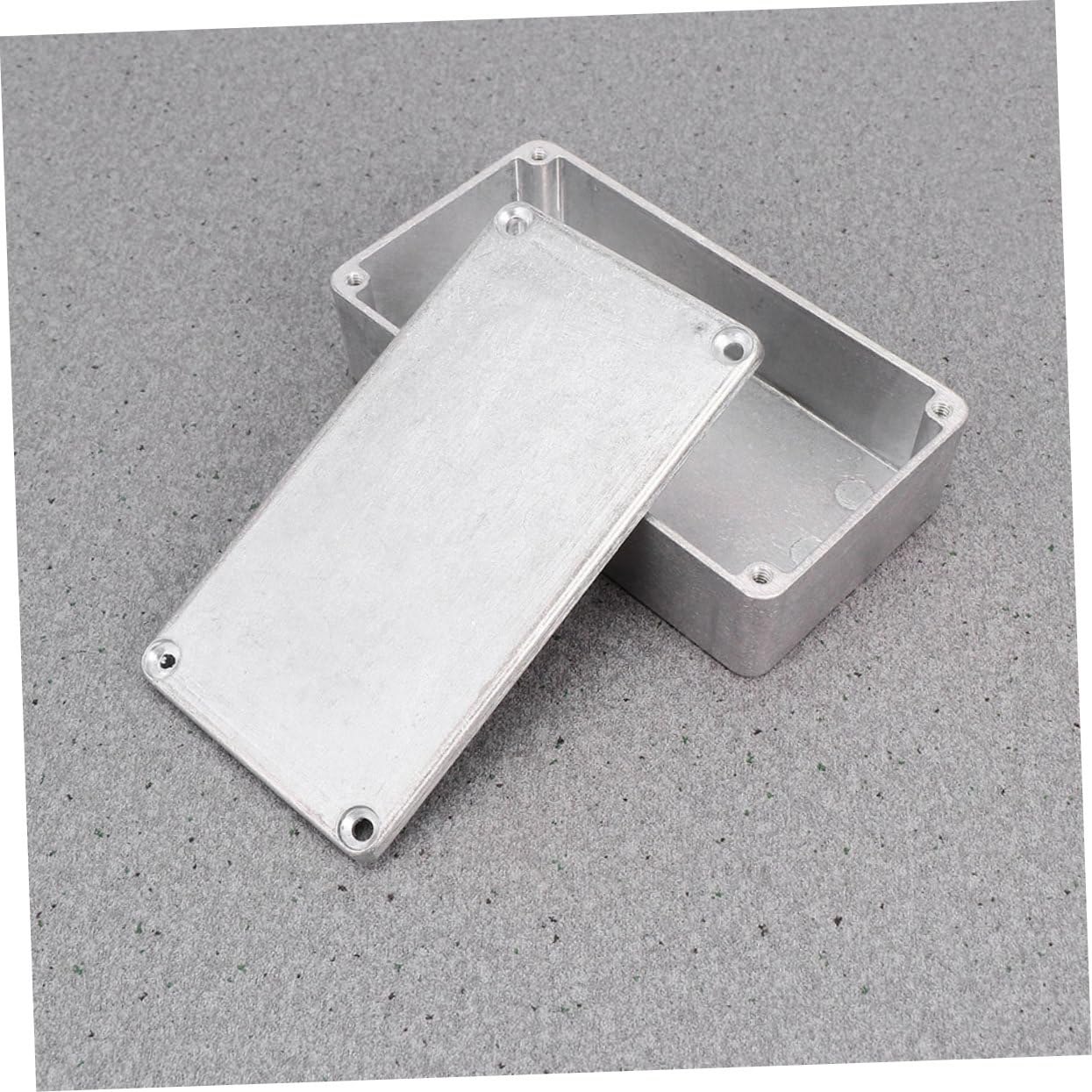 OFFSCH Guitar Pedal Power Supply Enclosure Aluminum Guitar Effects Case Box Case 7.40''x4.72'' .46'' Aluminum Construction