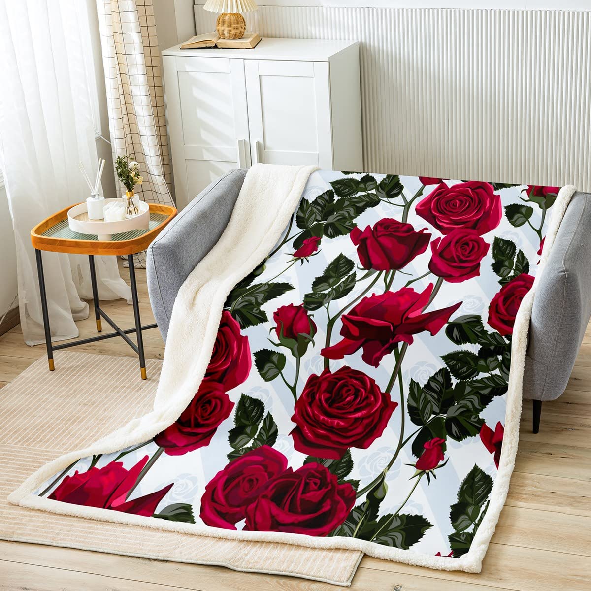 Coperta In Pile Floreale Con Giraffa | Erosebridal Rosa Per Ragazze E Bambini | Morbida Coperta Sherpa Con Animali Cartoni