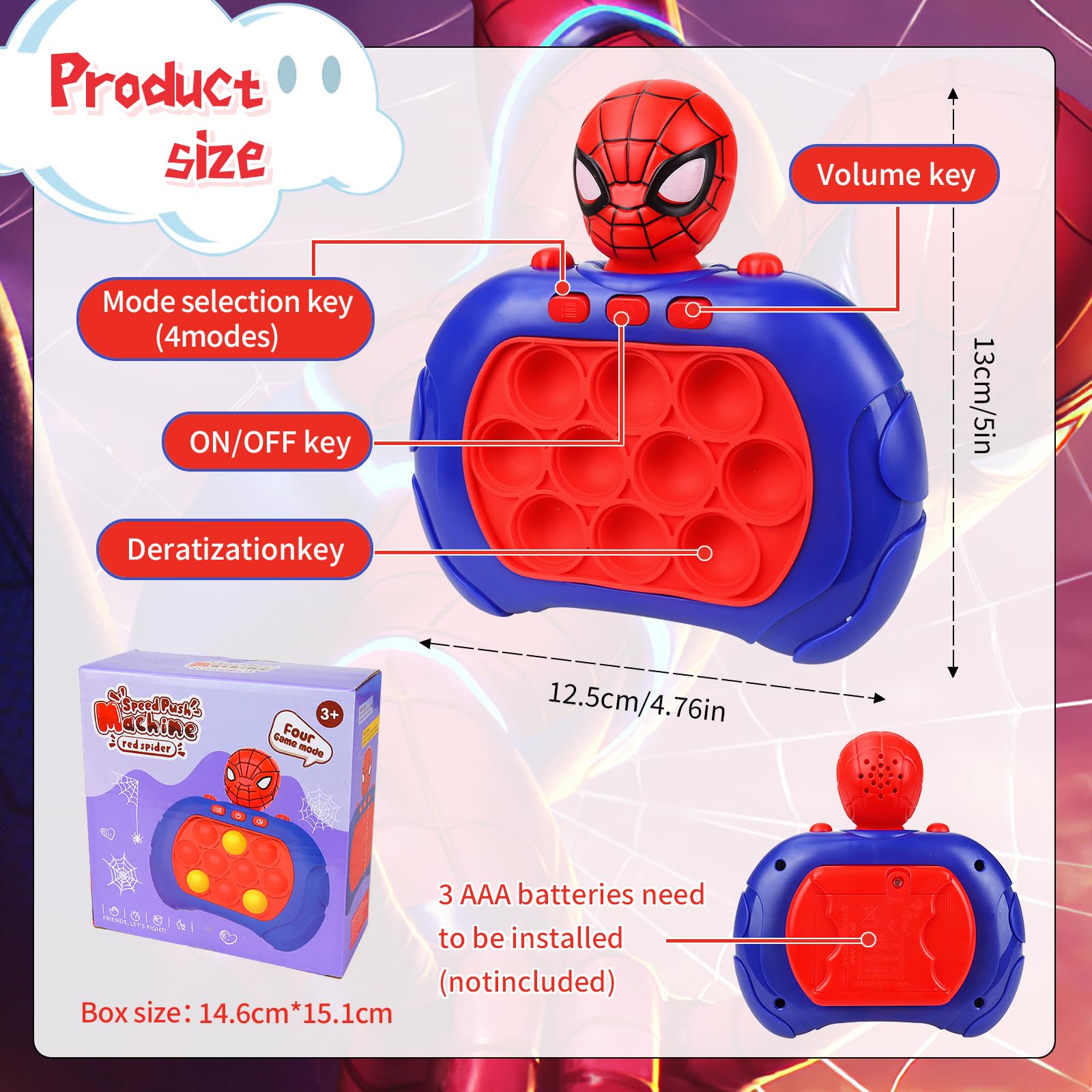 Juego Pop It Electronico Juguete Antiestrés Quick Push Niño Stitch estilo Juego Pop It Electronico Juguete Antiestrés Quick Push Niño Stitch estilo