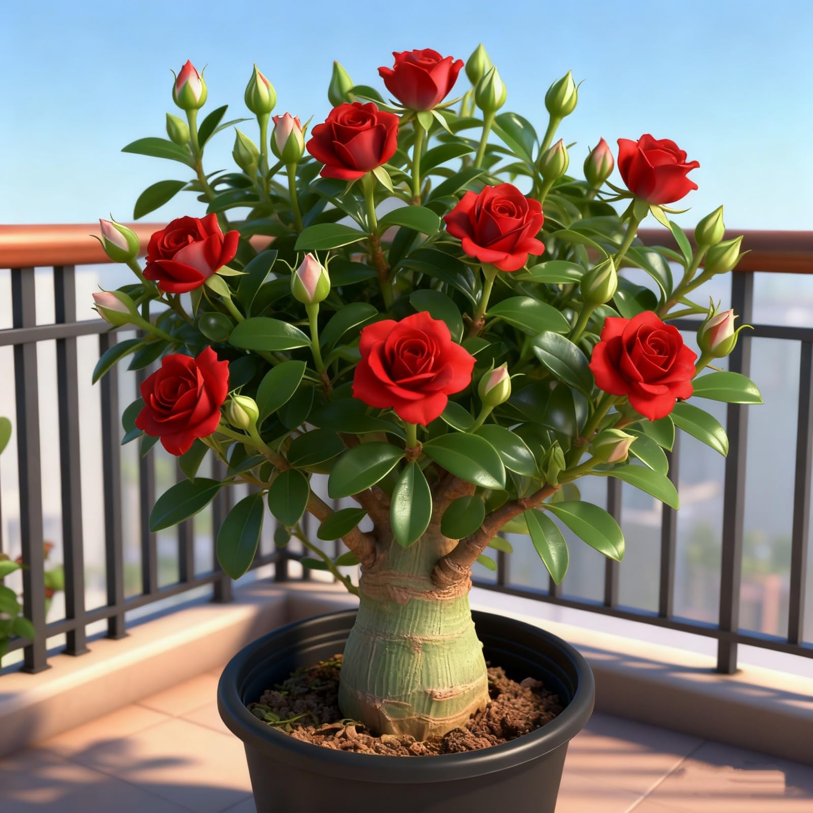 Adenium/Desert Rose for Planting UK-Mix Golden Jade Carving Feels Perfect/Strong Plants that Grow Well-G-1 Bulbs