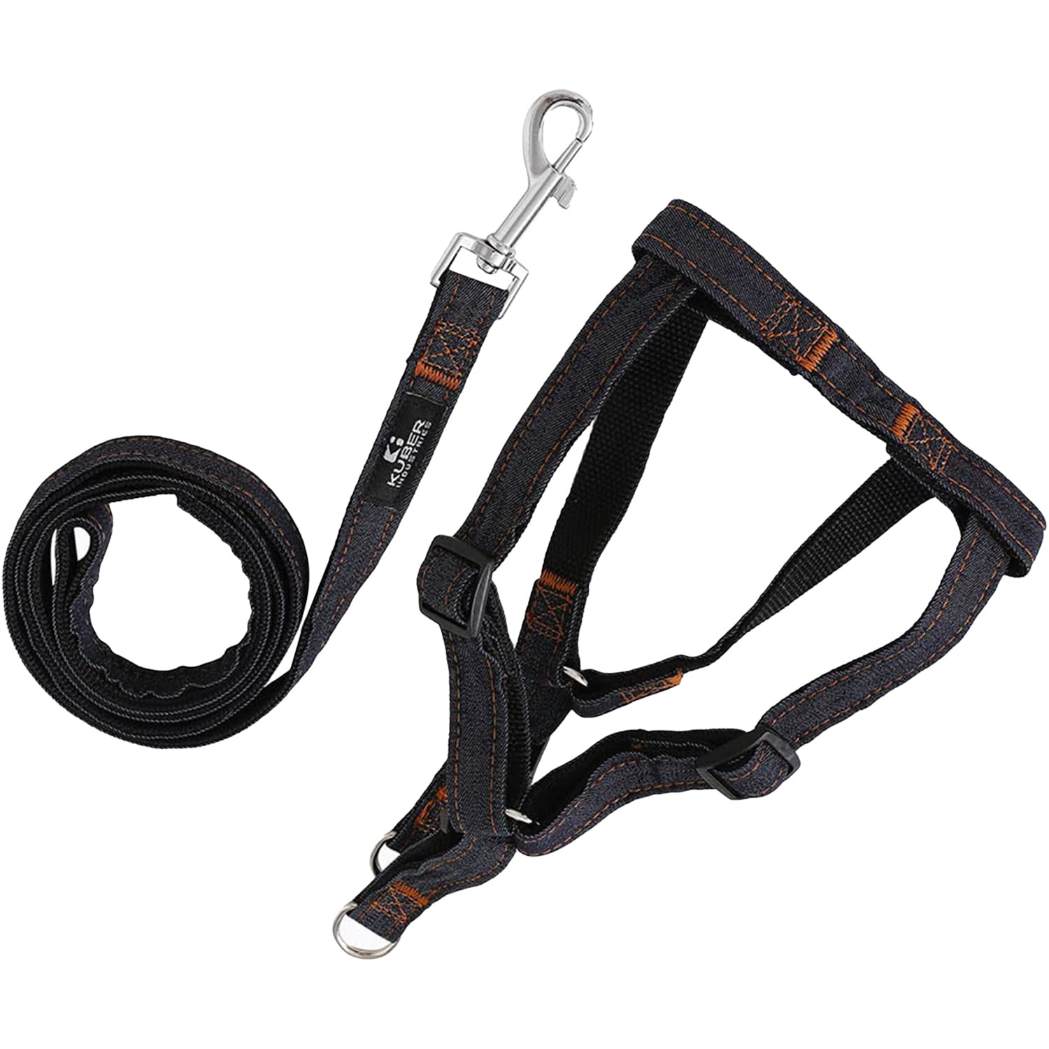 Kuber Industries Dog Belt Combo of Nylon Chest Harness with Leash I Dog Rope for Small to Medium Breeds I Waterproof Harness Chain for Pets (Black) (B0BLSWMJTK) Amazon Price History, Amazon Price Tracker